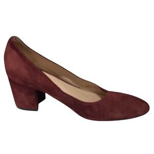 Cole Haan Claudine Burgundy Suede Pump Size 7